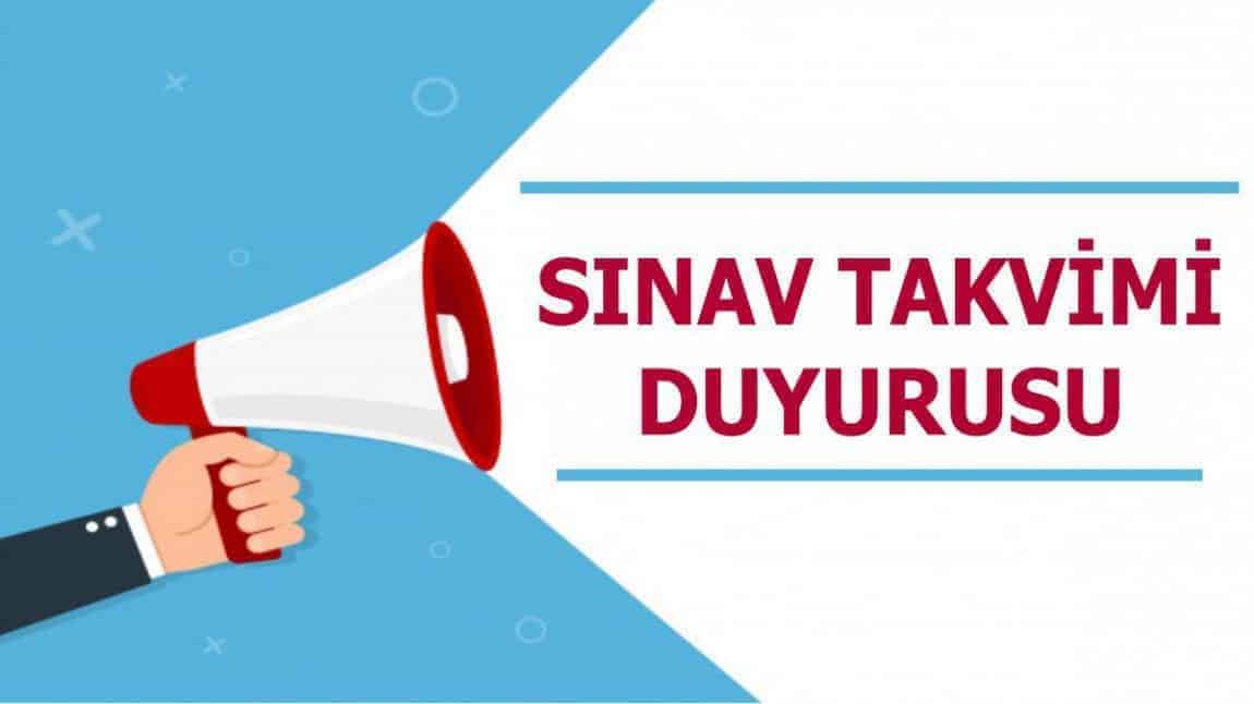 2024/2025 EĞİTİM ÖĞRETİM YILI II. DÖNEM SINAV TAKVİMİ DUYURUSU